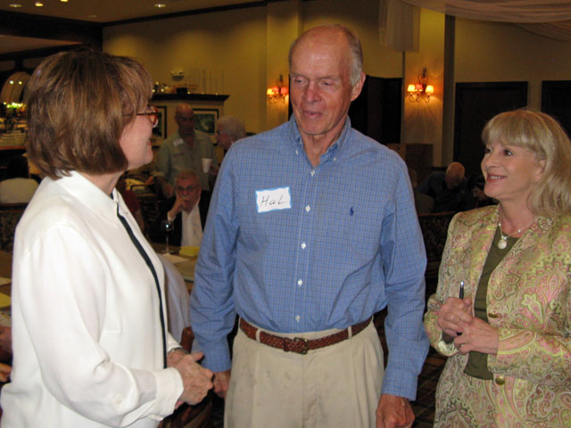 Phyliss Frey, Commissioner Hal Valeche, Janet Campbell